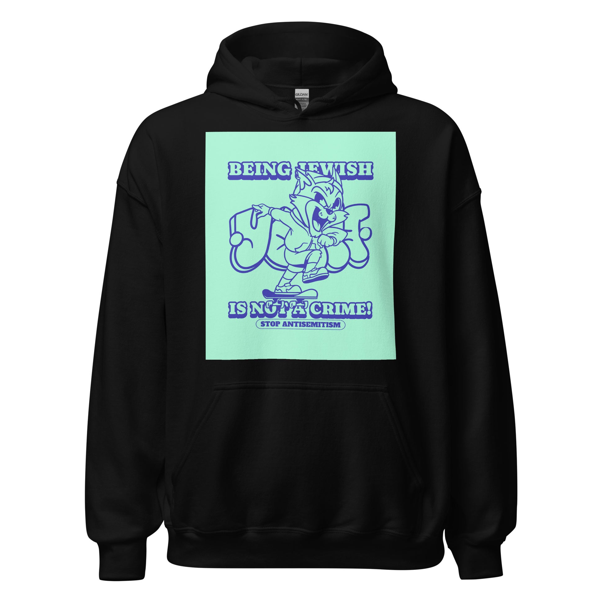 Streetart Graffiti Cartoon | Antisemitism | Unisex Hoodie