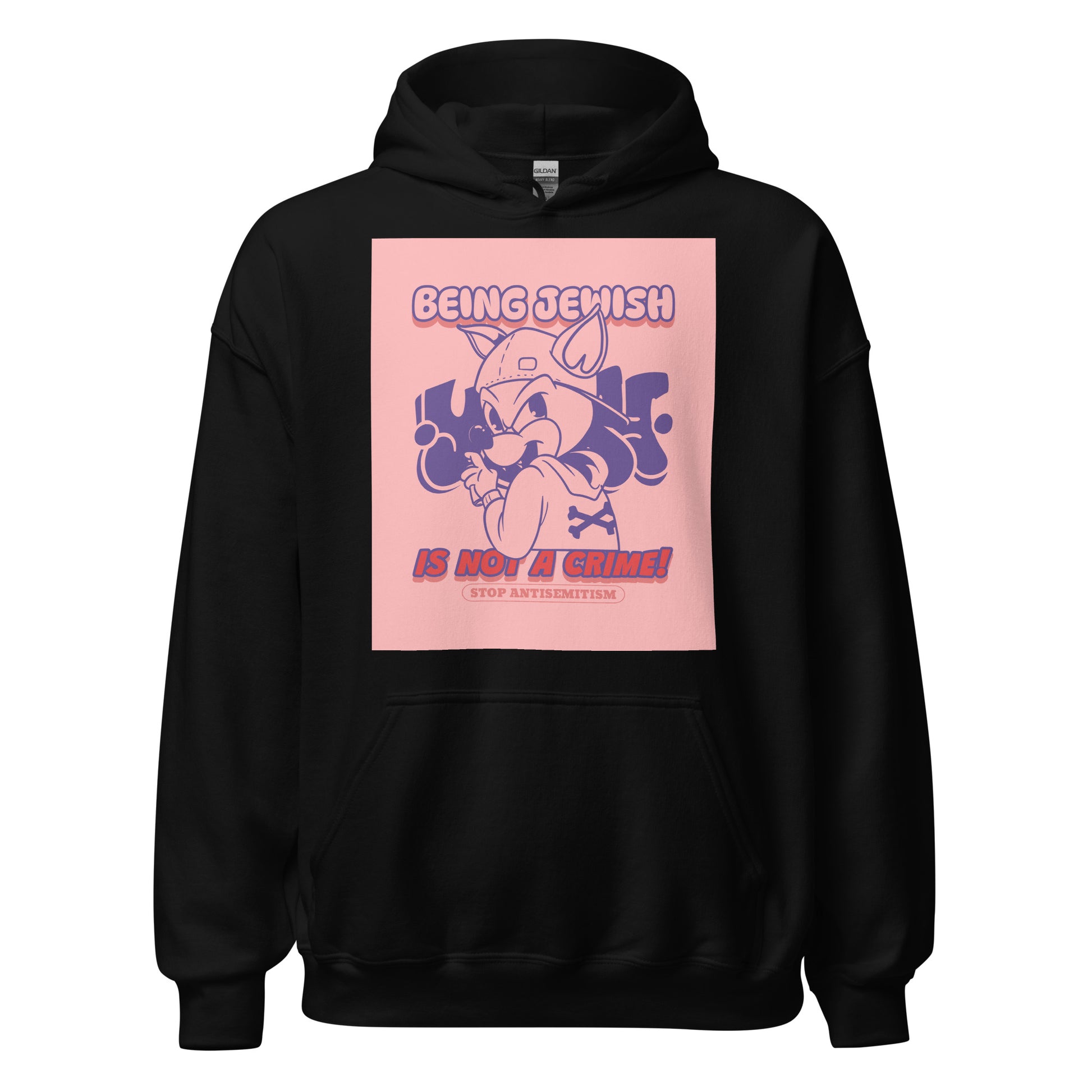 Streetart Graffiti Cartoon | Antisemitism | Unisex Hoodie