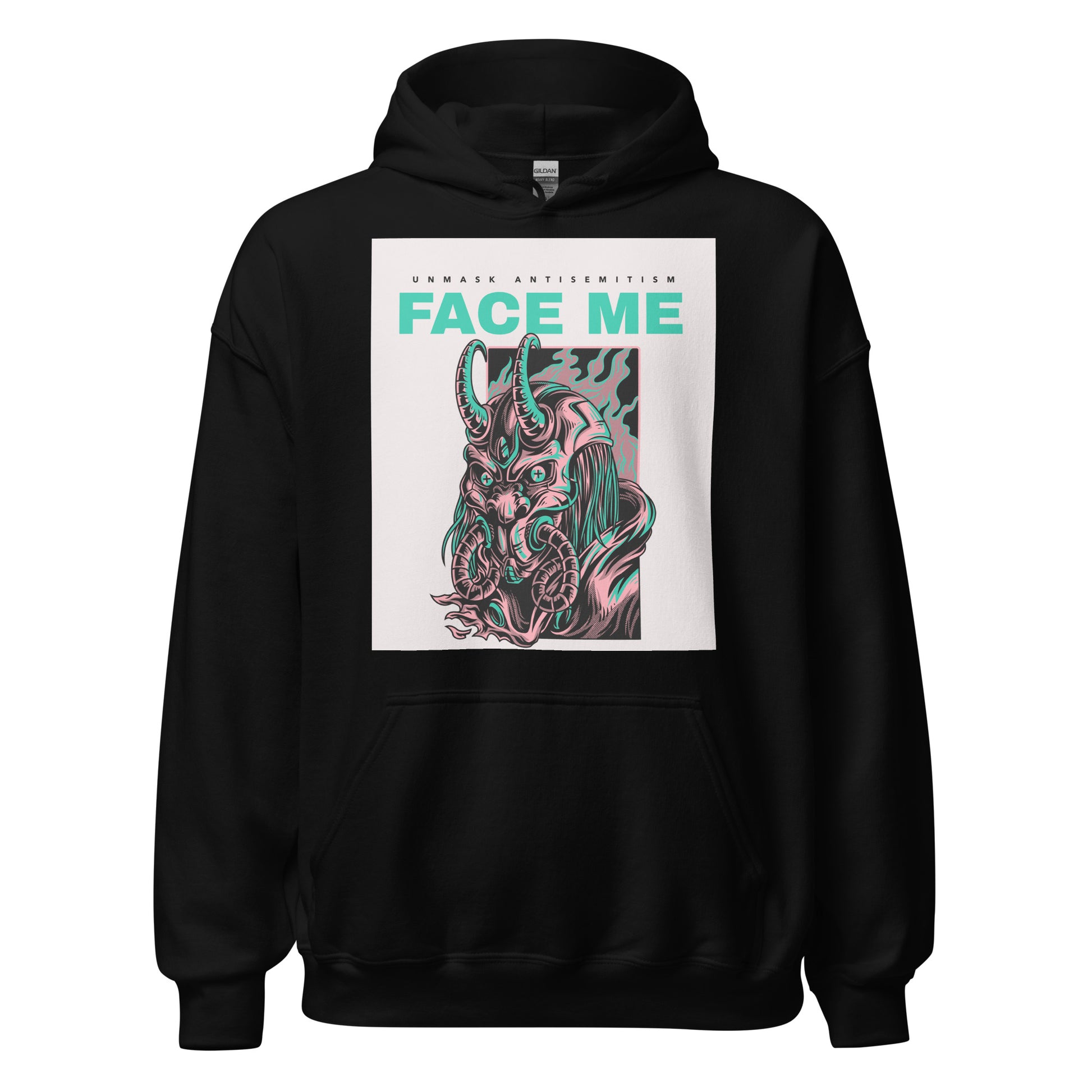 Face Me | Unmask Antisemitism | Unisex Hoodie