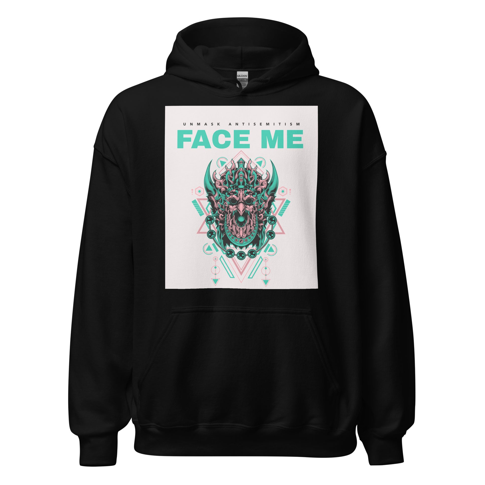 Face Me | Unmask Antisemitism | Unisex Hoodie