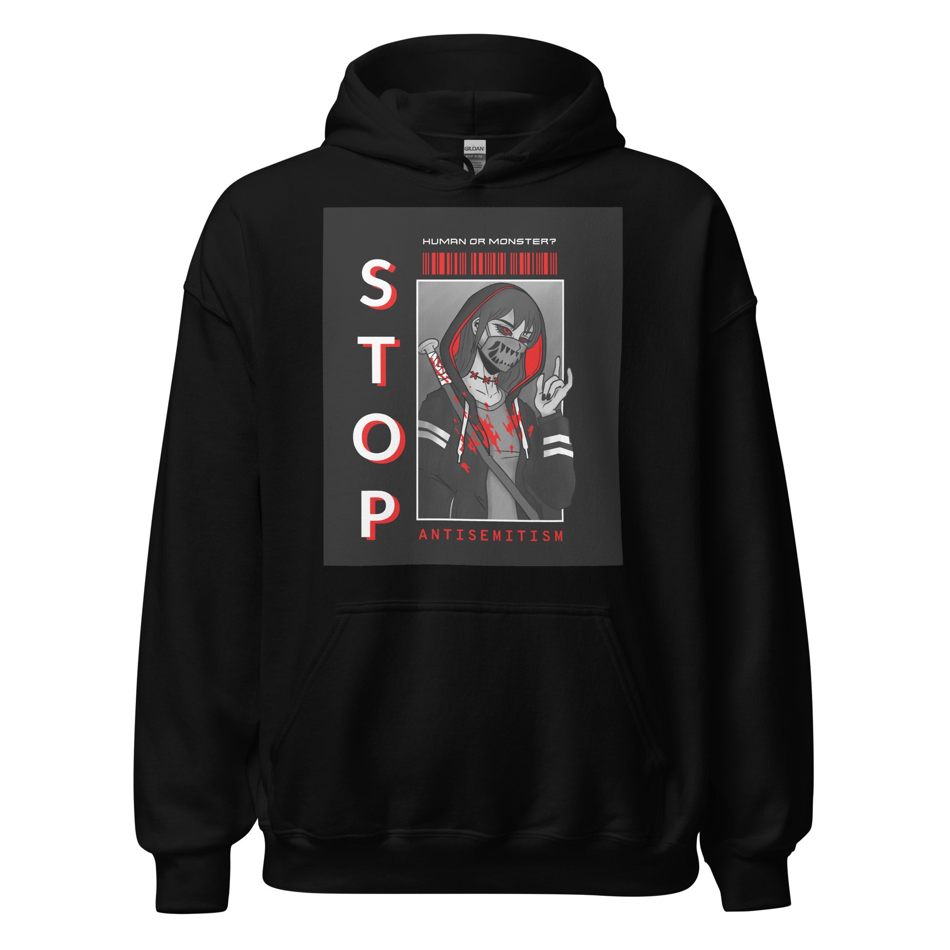 Human Or Monster | Antisemitism | Unisex Hoodie