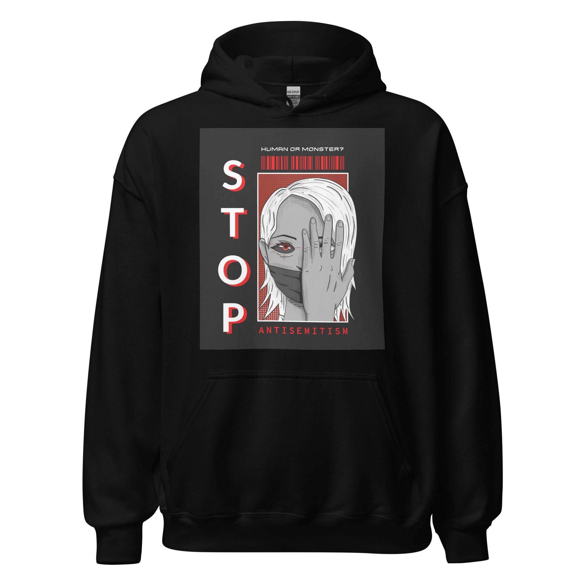 Human Or Monster | Antisemitism | Unisex Hoodie