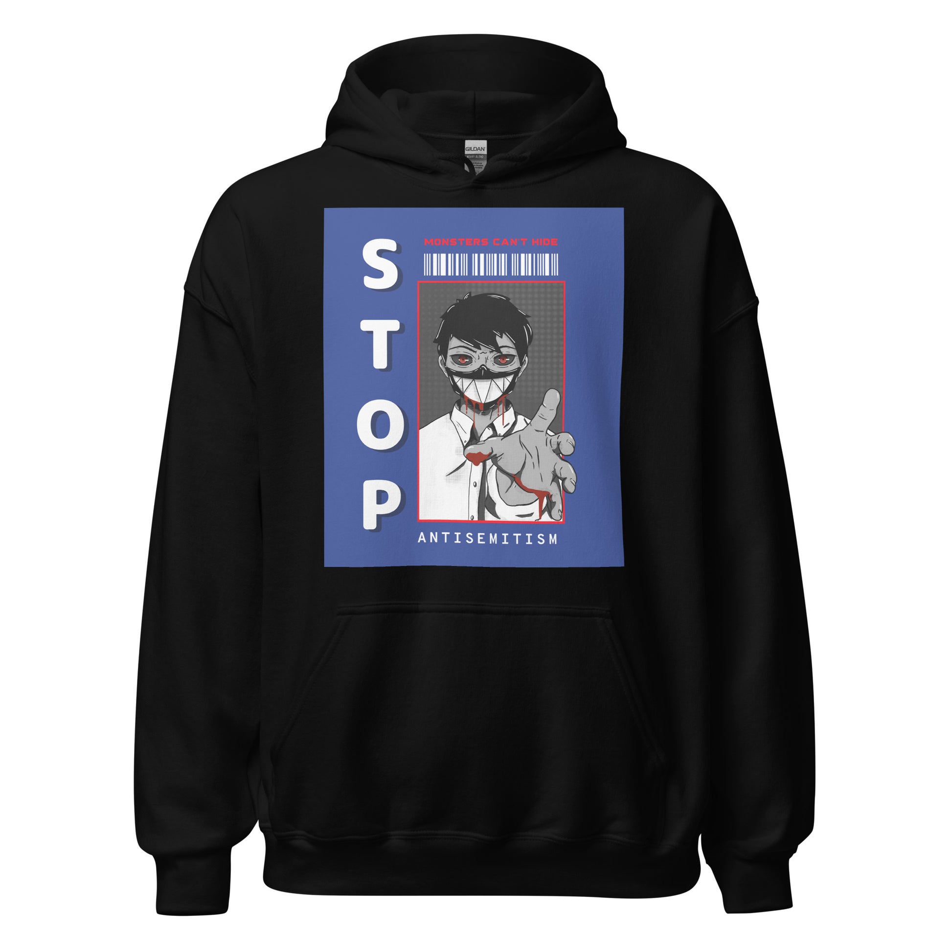 Monsters Can't Hide | Antisemitism | Unisex Hoodie
