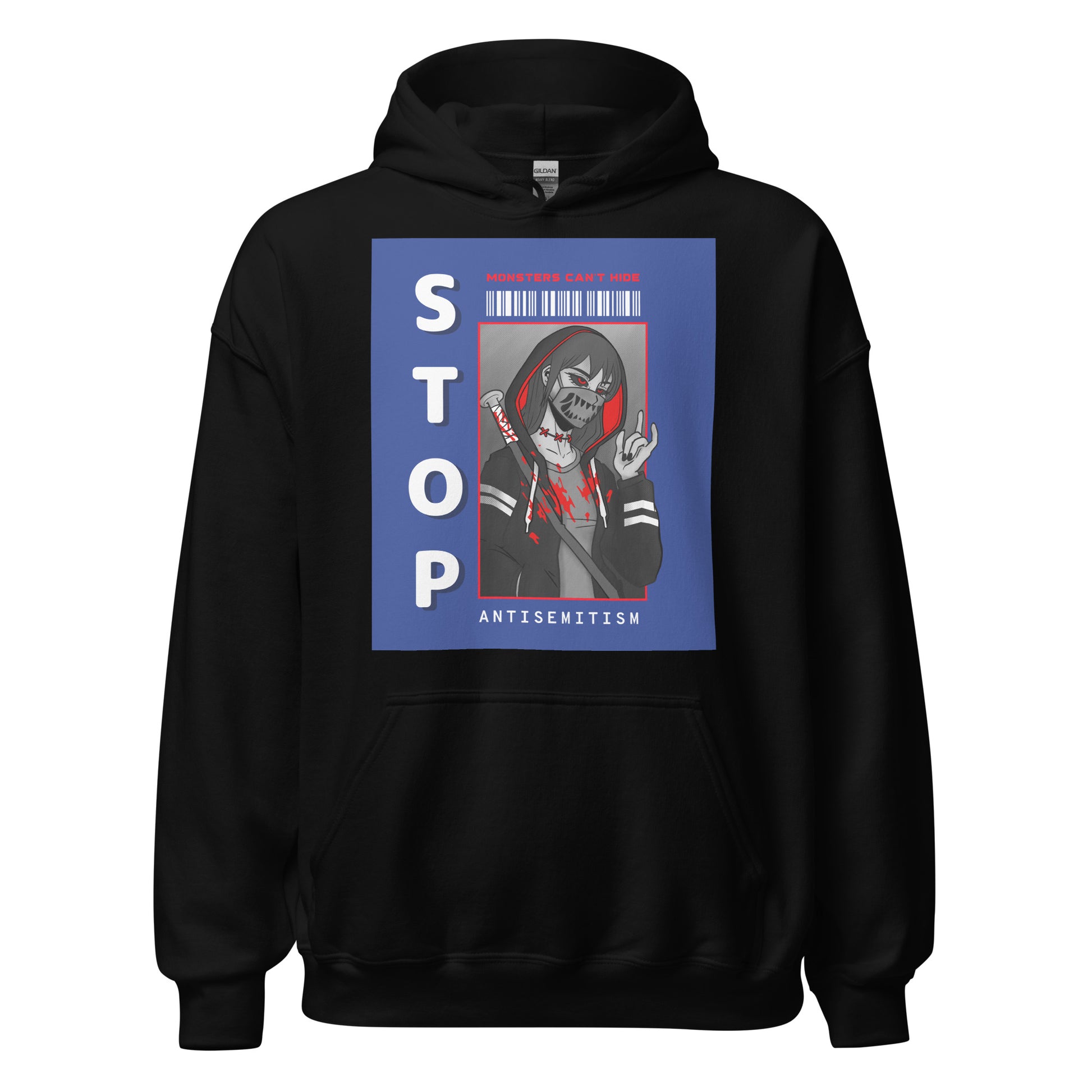 Monsters Can't Hide | Antisemitism | Unisex Hoodie