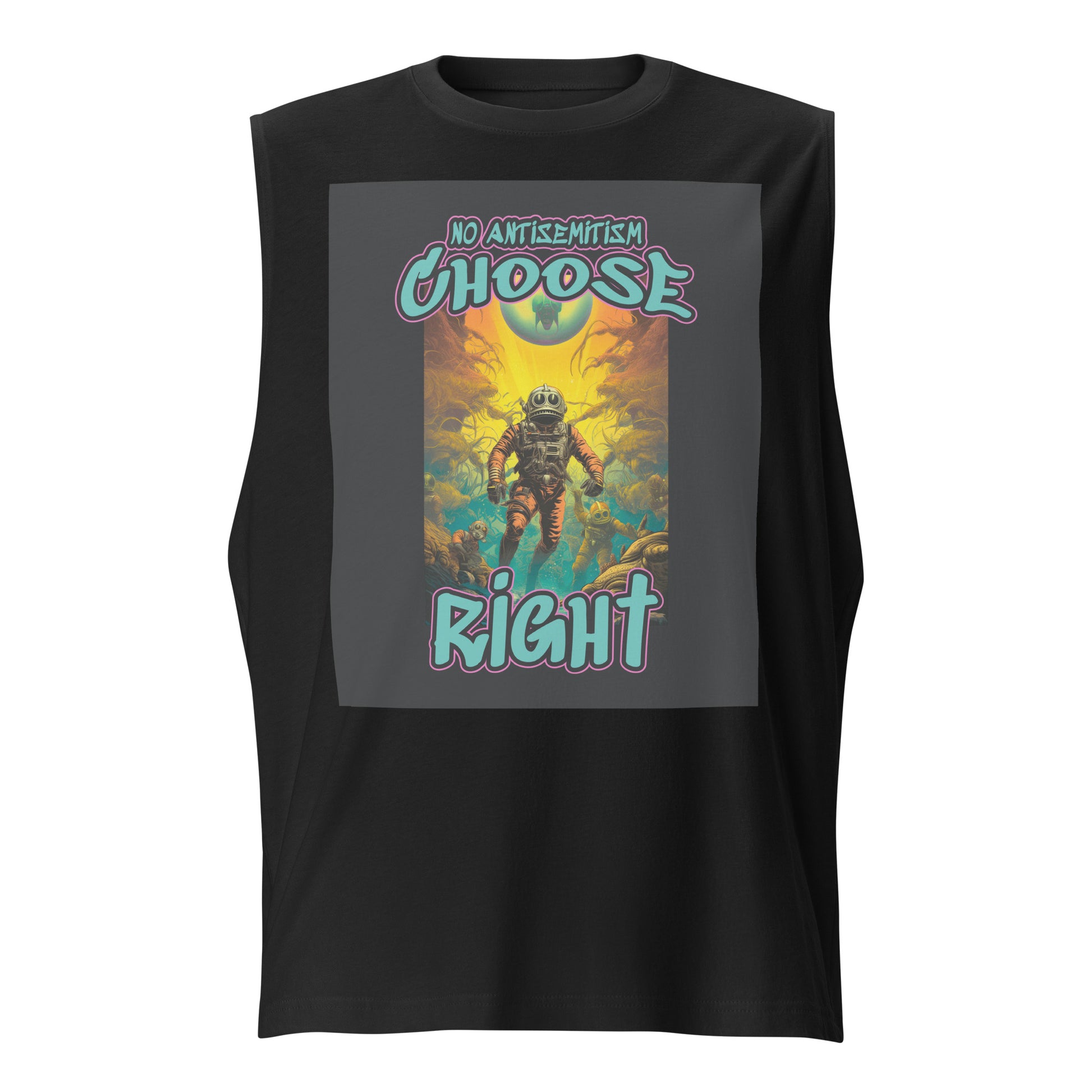 Choose Right | Antisemitism | Unisex Muscle Tank Top