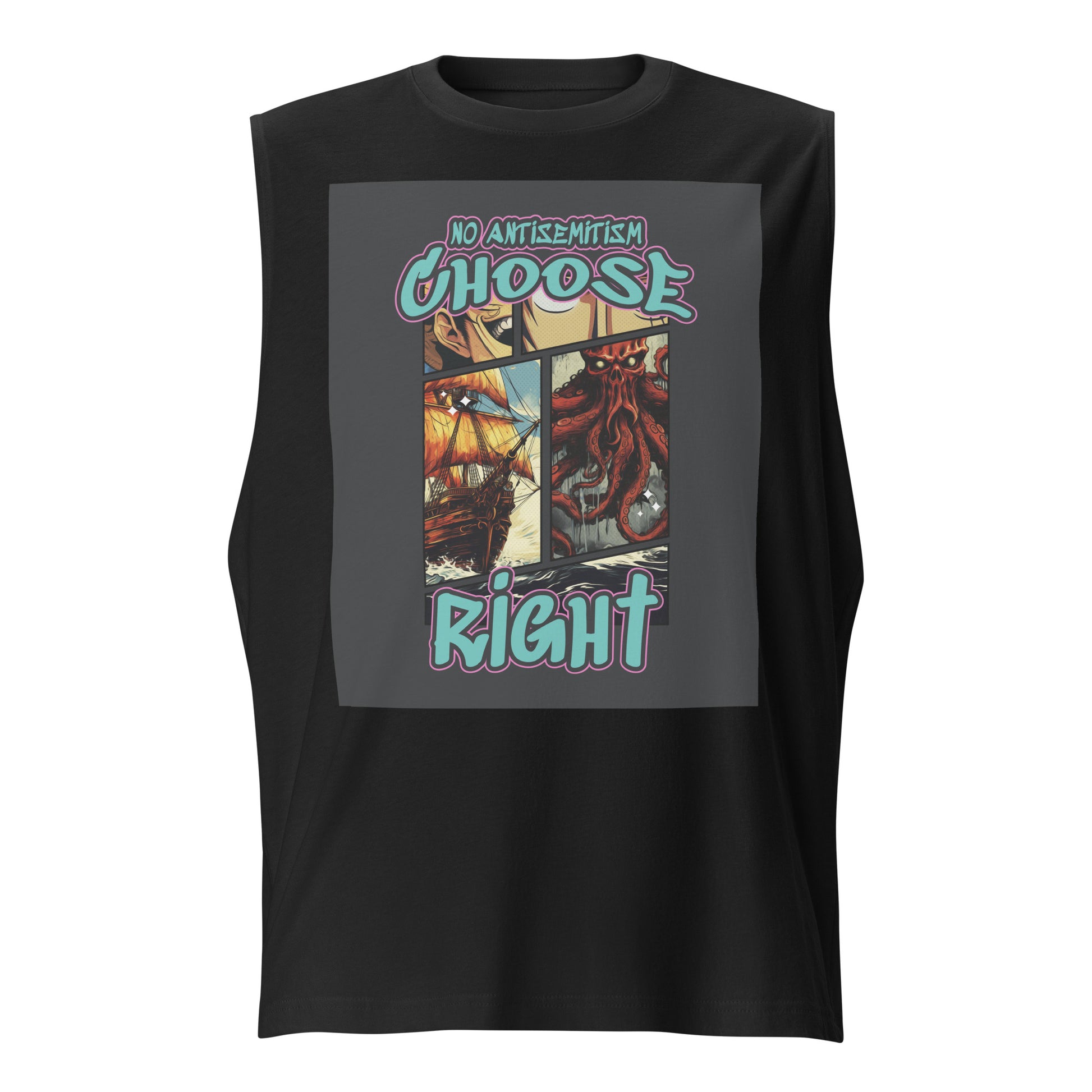 Choose Right | Antisemitism | Unisex Muscle Tank Top