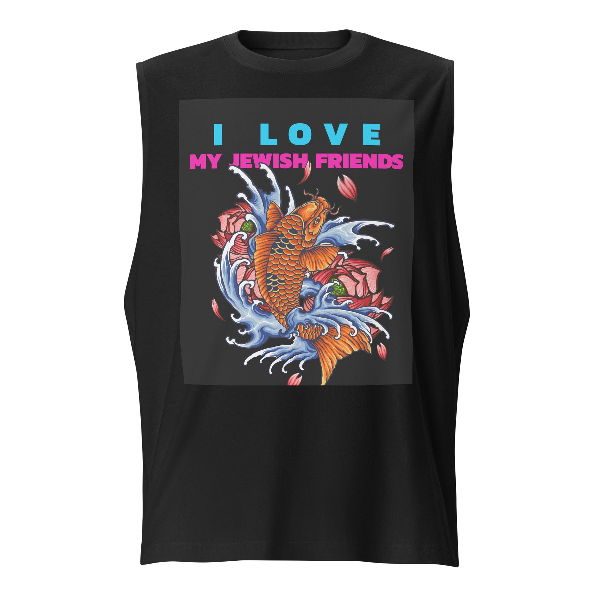 I Love My Jewish Friends | Unisex Muscle Tank Top