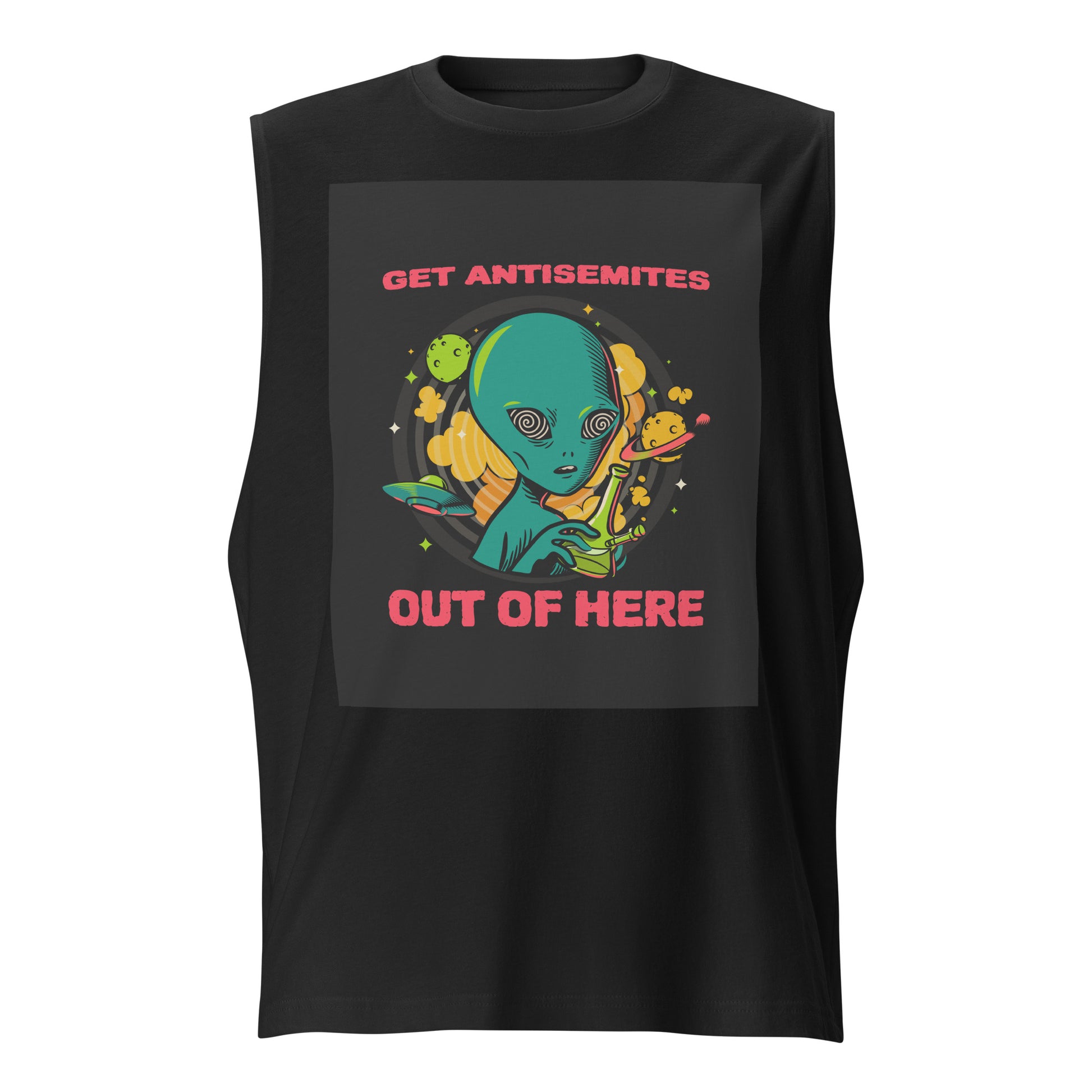 Get Alien Out | Antisemitism | Unisex Muscle Tank Top