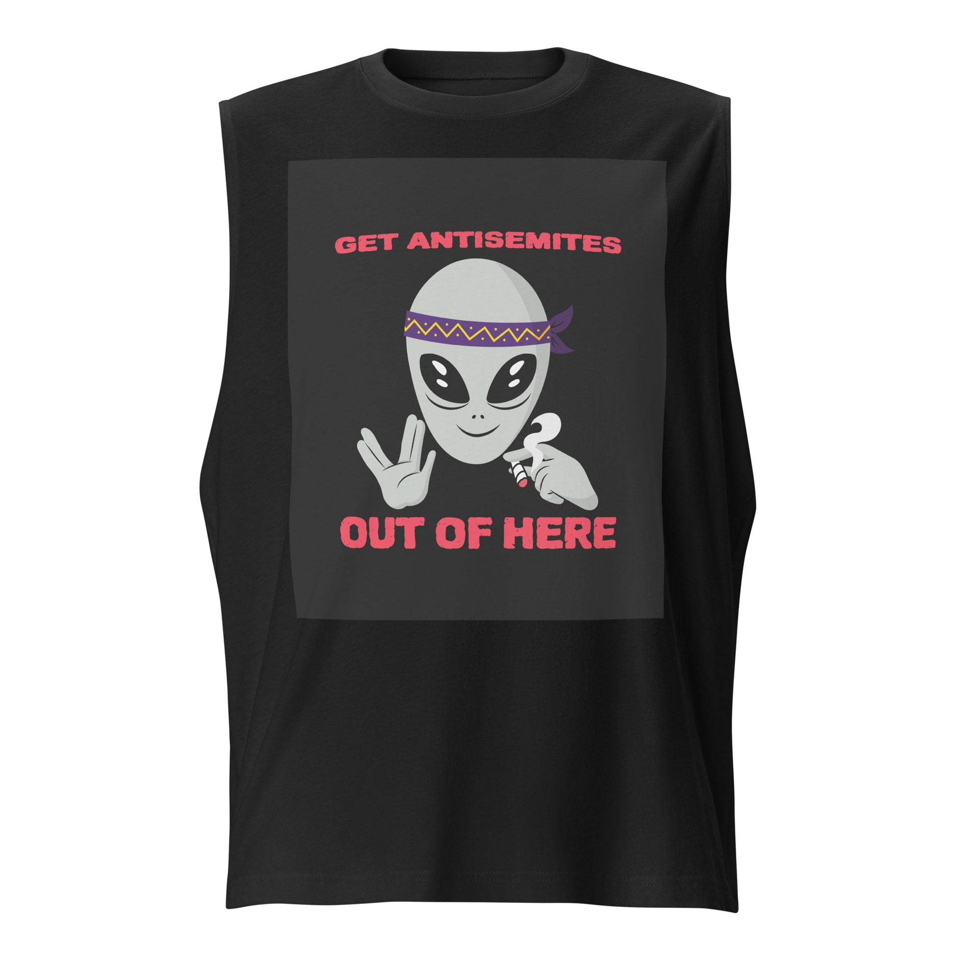 Get Alien Out | Antisemitism | Unisex Muscle Tank Top
