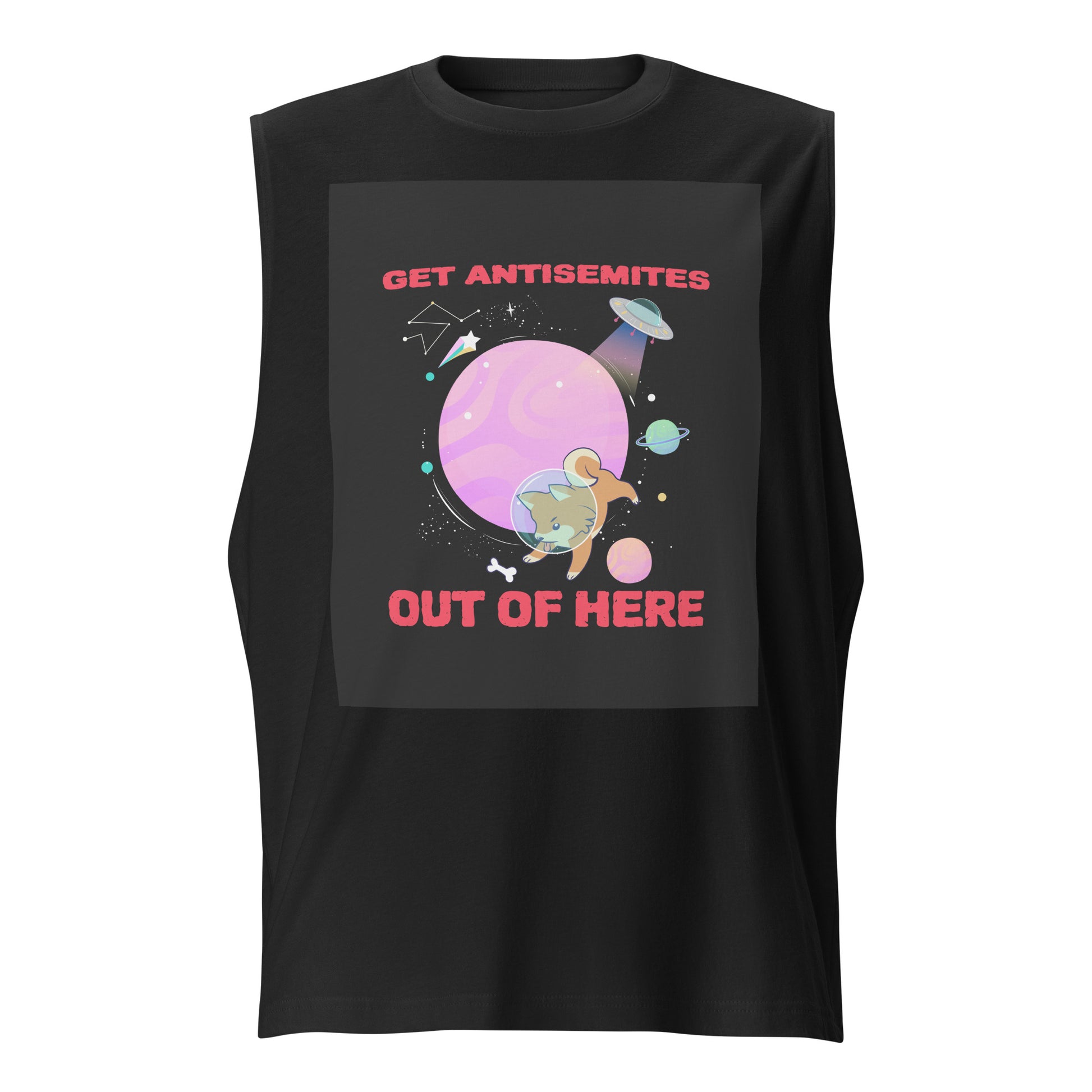 Get Alien Out | Antisemitism | Unisex Muscle Tank Top