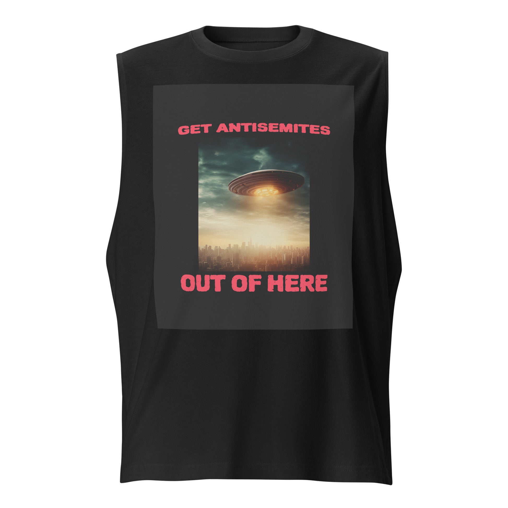 Get Alien Out | Antisemitism | Unisex Muscle Tank Top