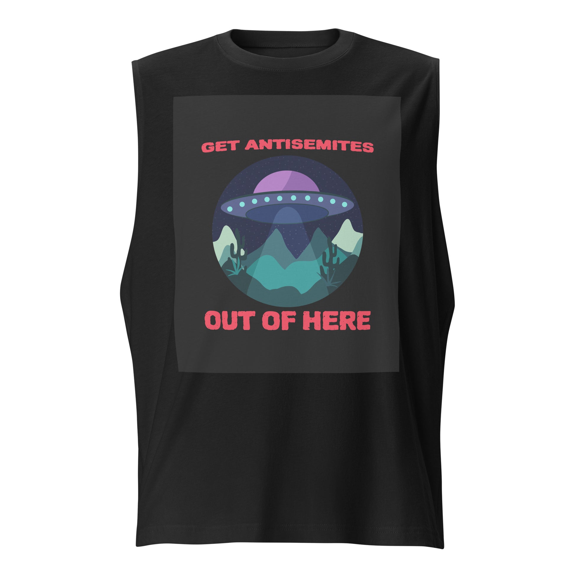 Get Alien Out | Antisemitism | Unisex Muscle Tank Top