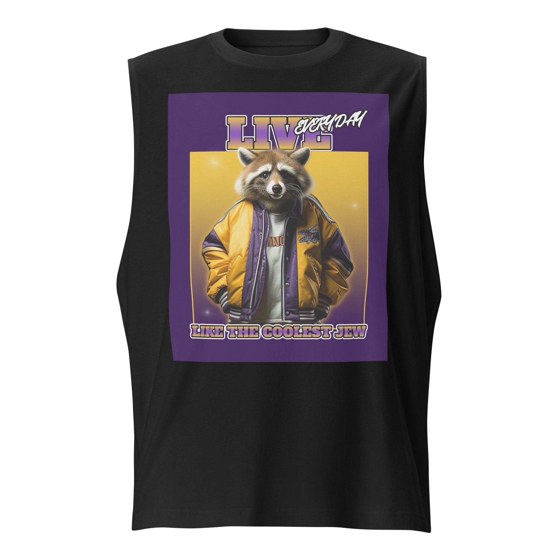 Mr Racoon | Unisex Muscle Tank Top