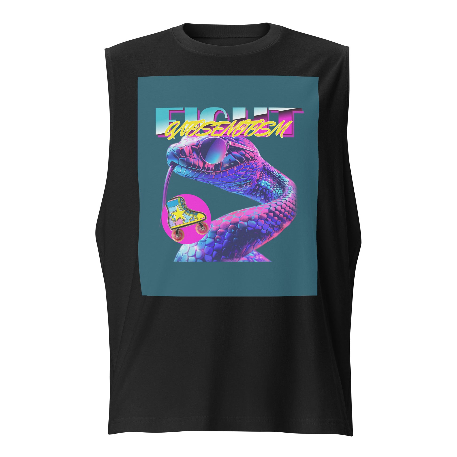 Retro Neon Animal | Unisex Muscle Tank Top