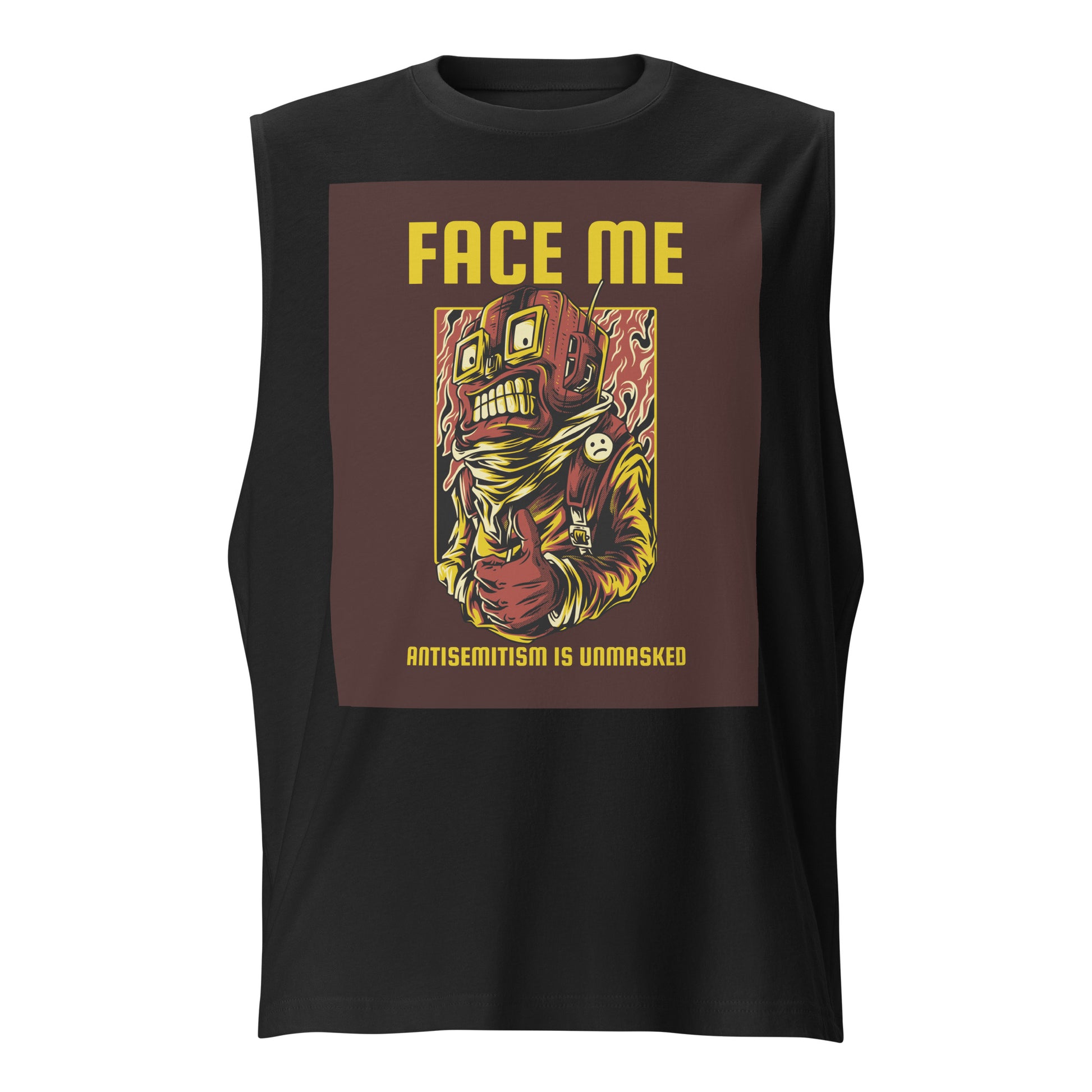 Unmasked Antisemitism | Unisex Muscle Tank Top