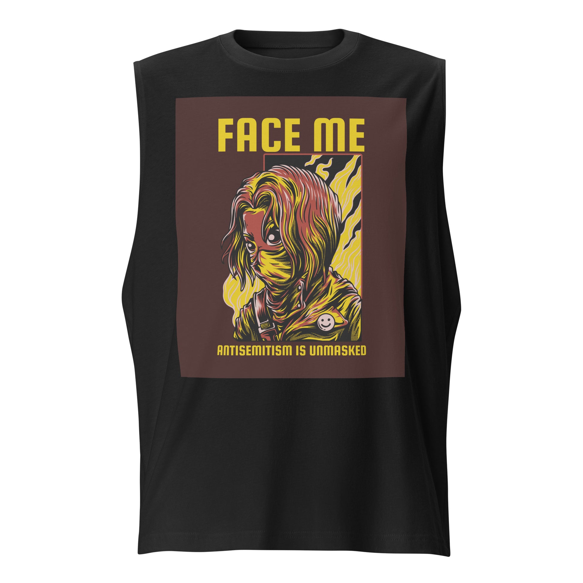 Unmasked Antisemitism | Unisex Muscle Tank Top