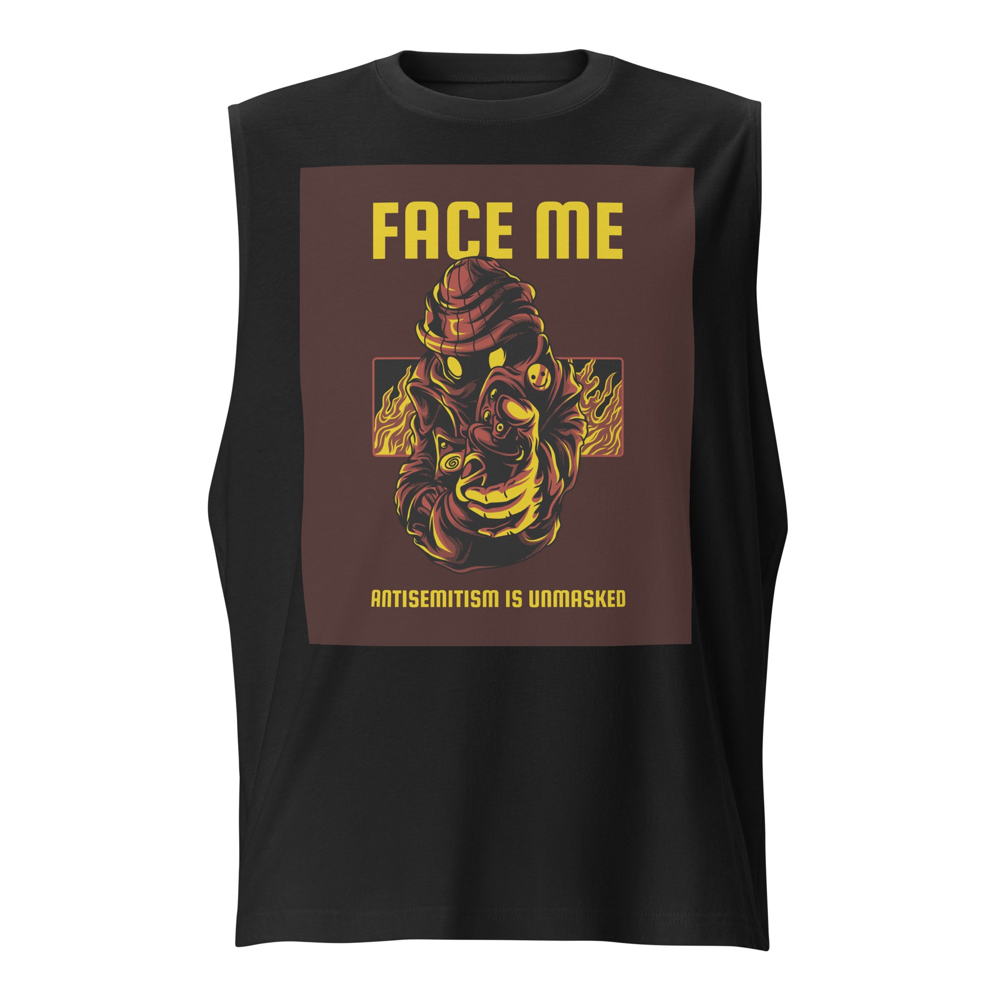 Unmasked Antisemitism | Unisex Muscle Tank Top