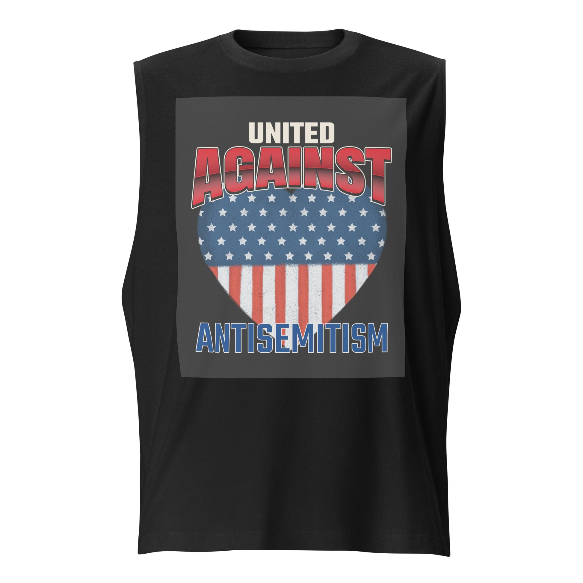USA Edition | United Against Antisemitism | Unisex Muscle Tank Top