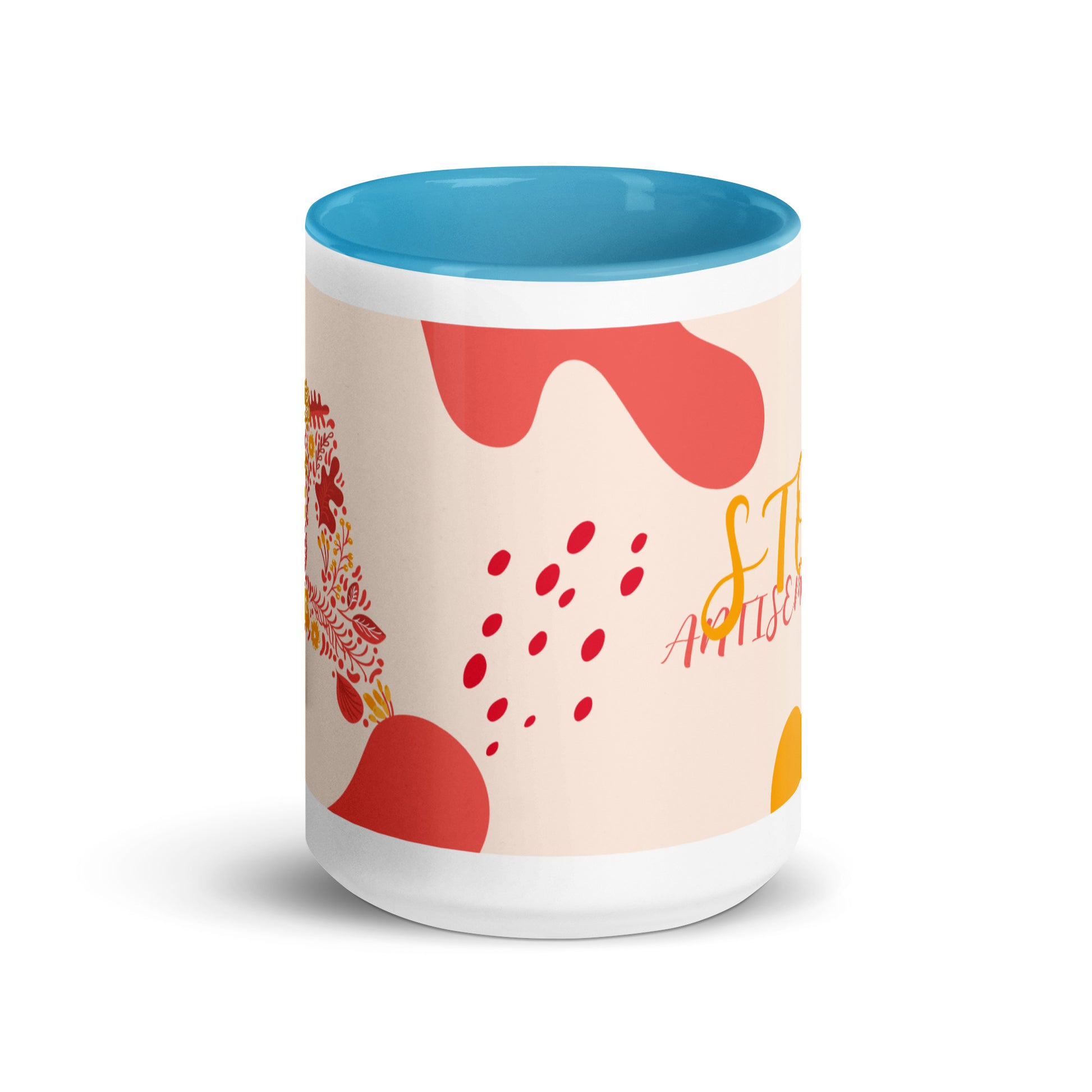 Minimal Shine | Antisemitism | White Mug With Color Inside