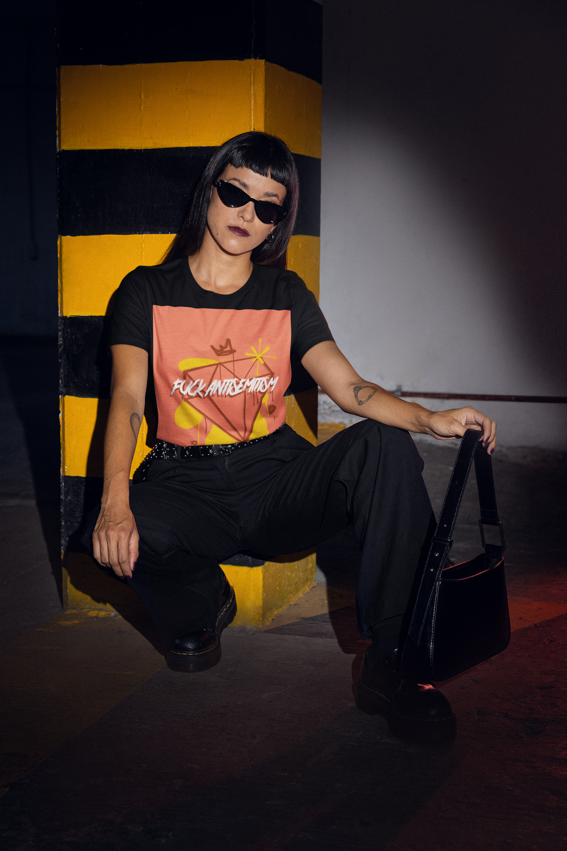 Fuck Antisemitism Graffiti | Unisex T-Shirt