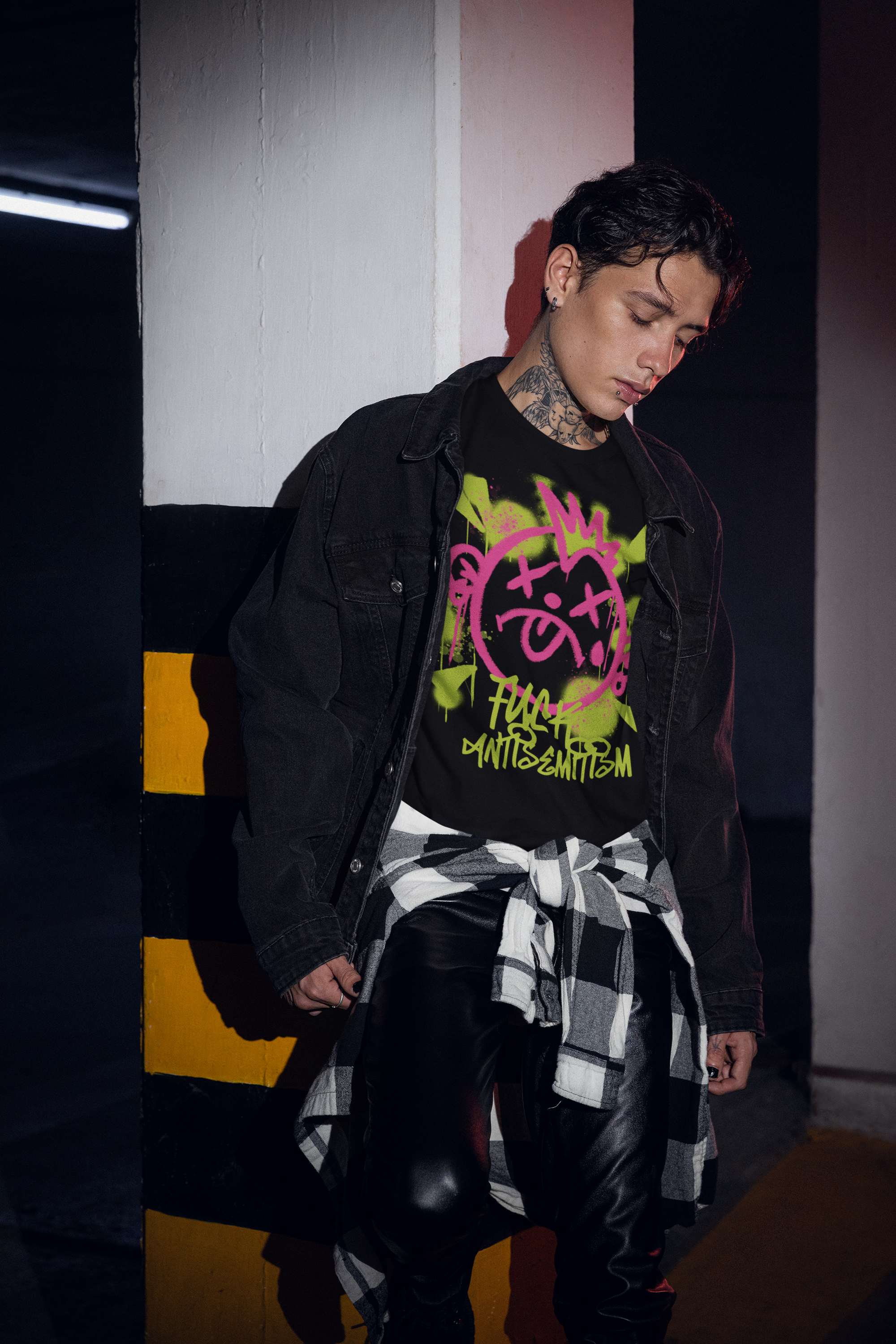 Fuck Antisemitism Graffiti | Unisex T-Shirt
