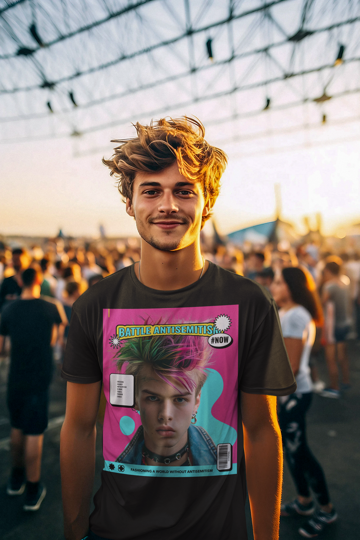 80's Fashion Trend | Battle Antisemitism | Unisex T-Shirt Jouparty