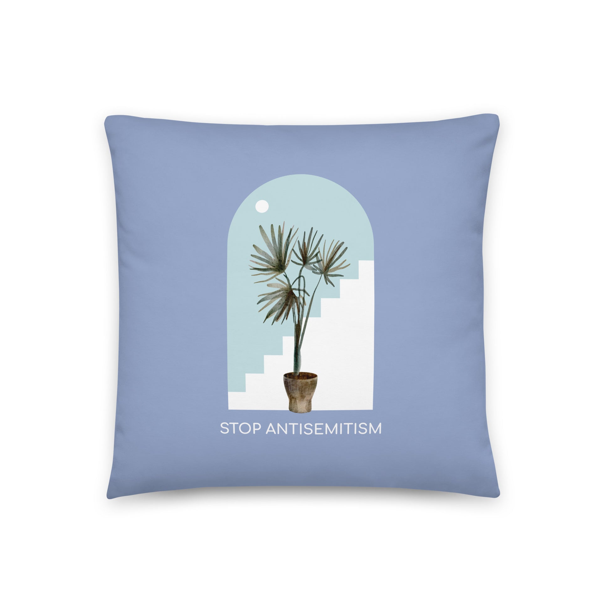 Stop Antisemitism | Plants & Flowers Edition | Pillow Case