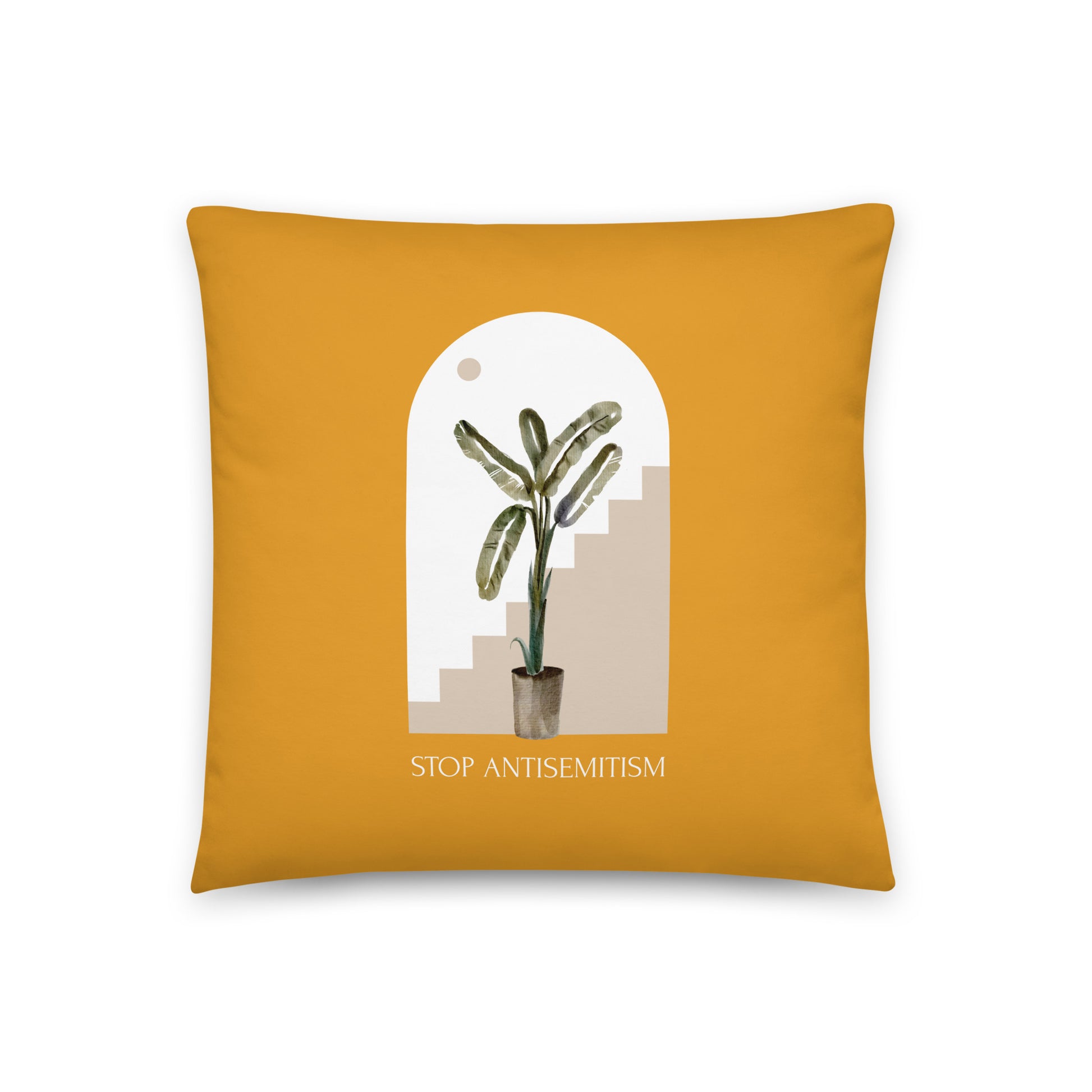 Stop Antisemitism | Plants & Flowers Edition | Pillow Case