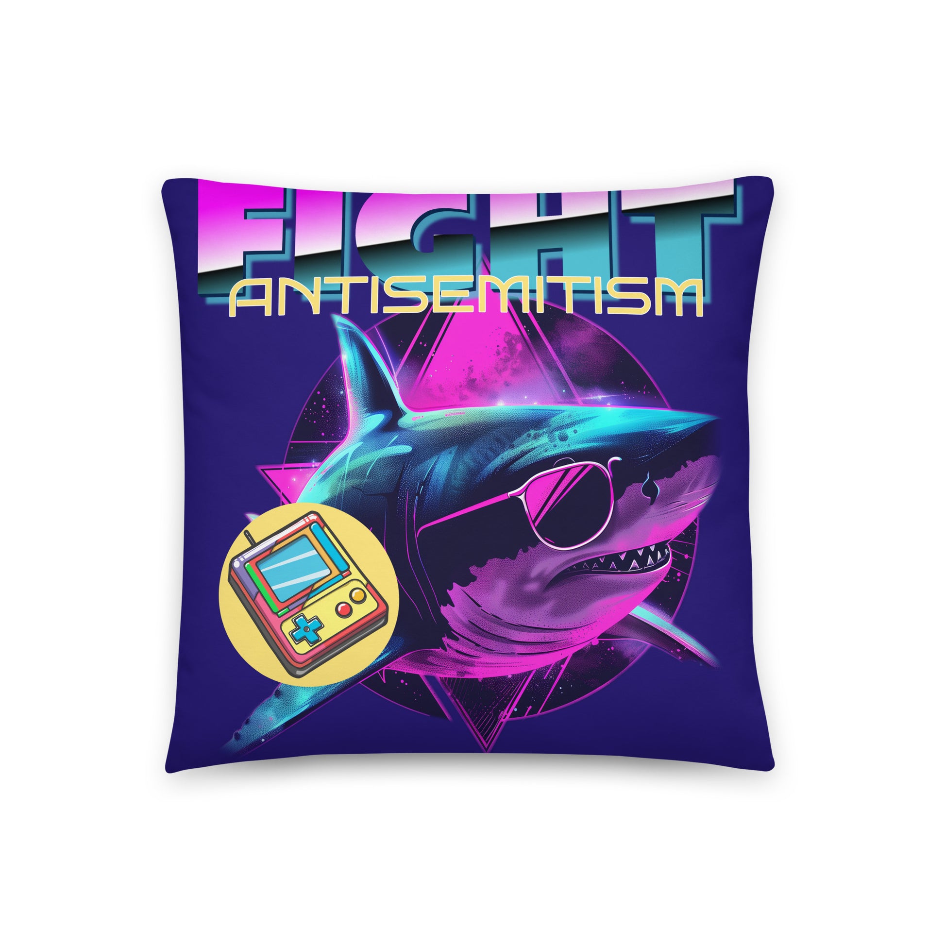 Retro Neon Animal | Fight Antisemitism | Pillow Case