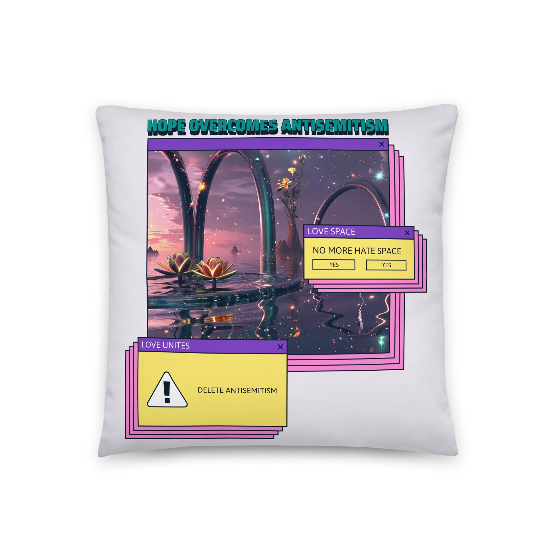 A Colorful Dream | Antisemitism | Pillow Case