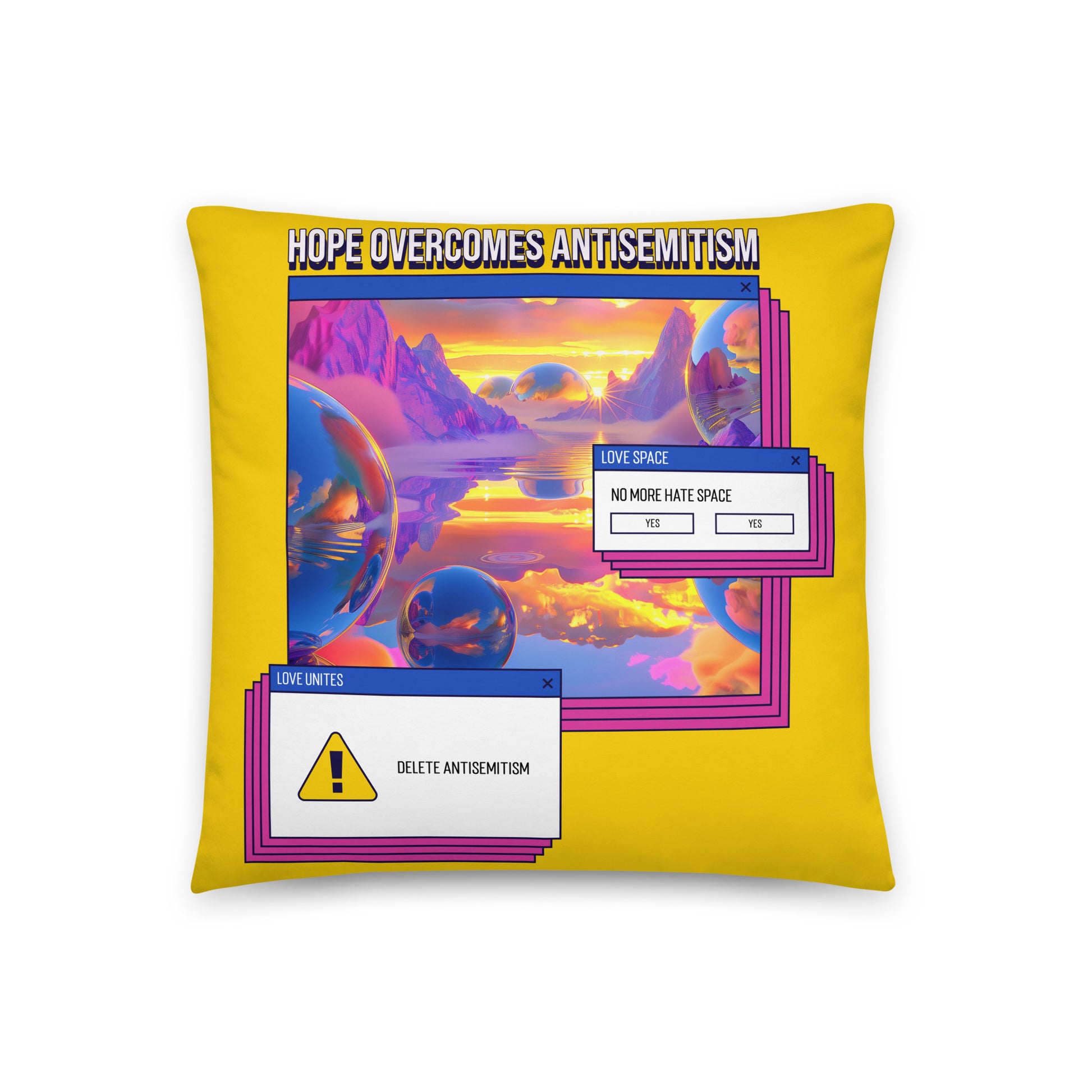 A Colorful Dream | Antisemitism | Pillow Case