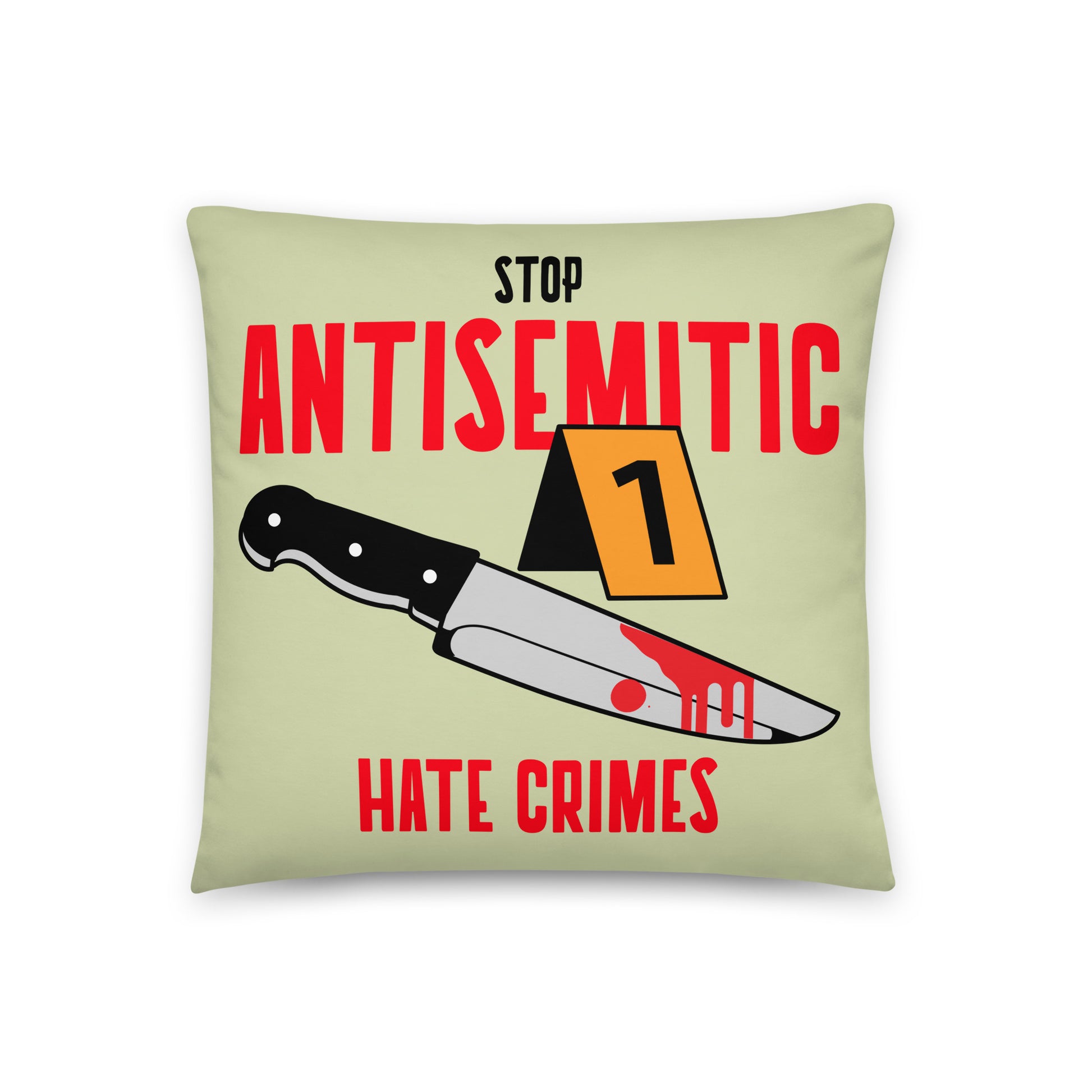 Antisemitic Hate Crimes | Pillow Case