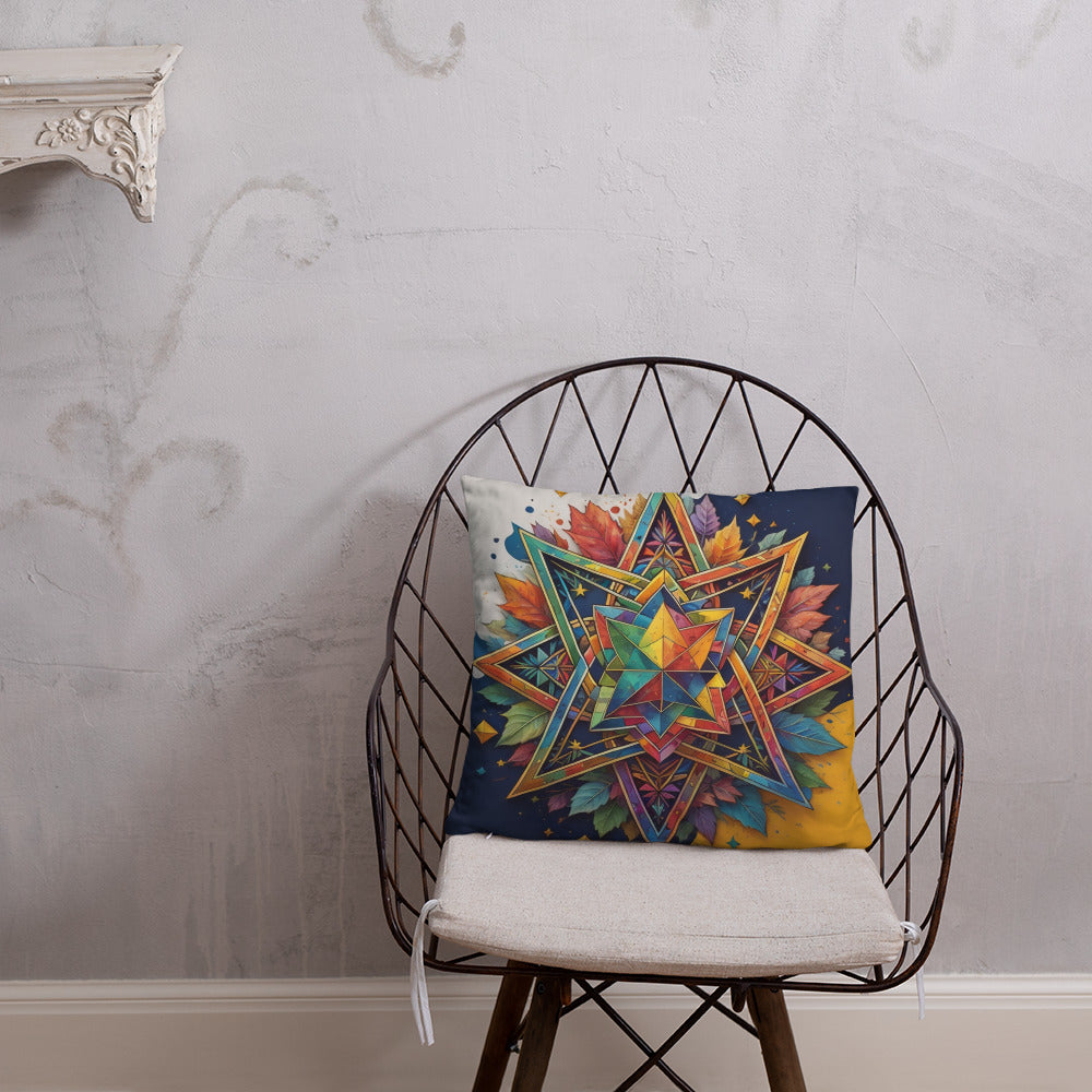 Vibrant Song | Star of David | Pillow Case
