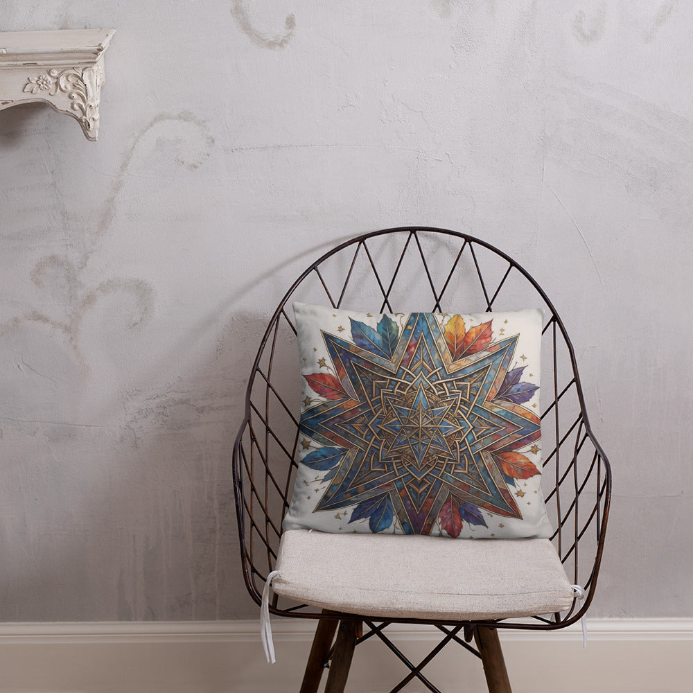 Vibrant Song | Star of David | Pillow Case