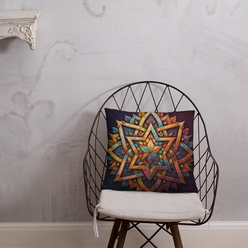 Vibrant Song | Star of David | Pillow Case