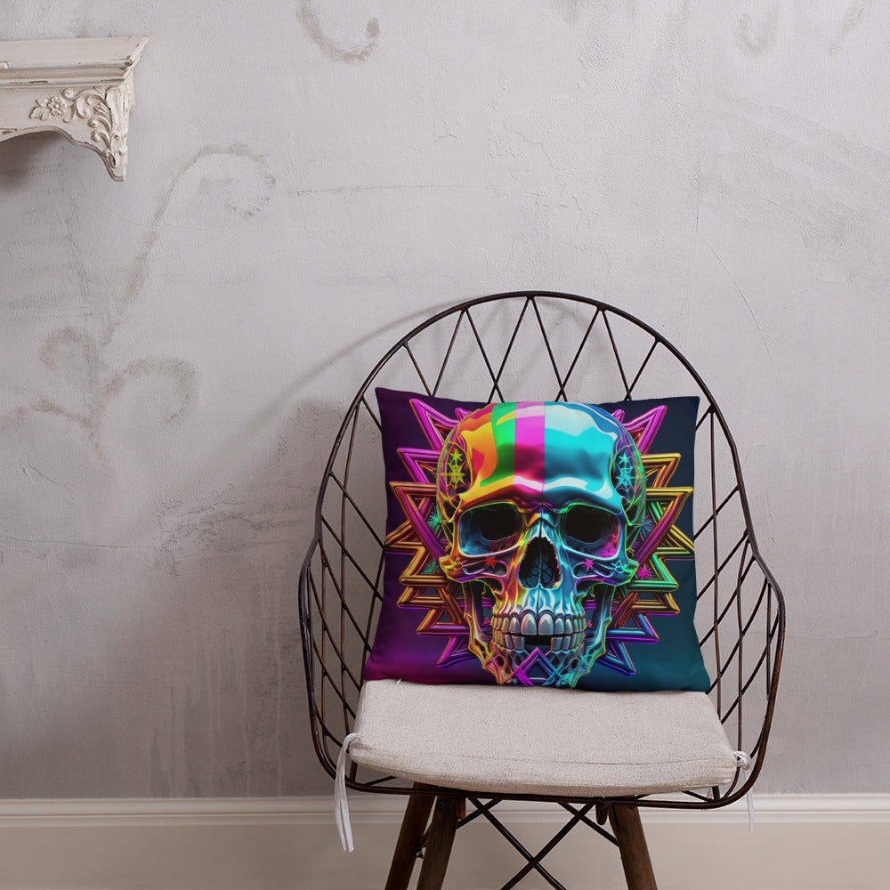 Cromo Skull | Star of David | Pillow Case