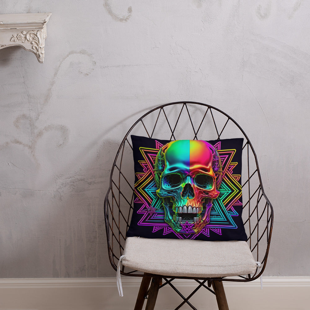 Cromo Skull | Star of David | Pillow Case