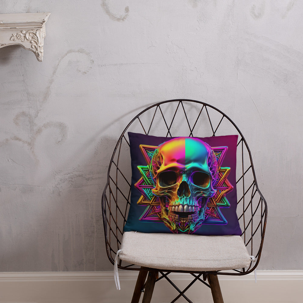 Cromo Skull | Star of David | Pillow Case