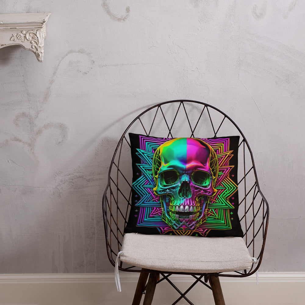 Cromo Skull | Star of David | Pillow Case