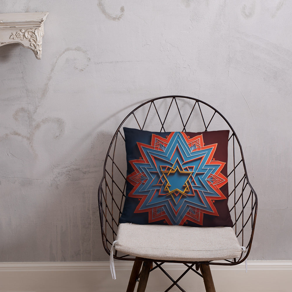 Brave Honor | Star of David | Pillow Case