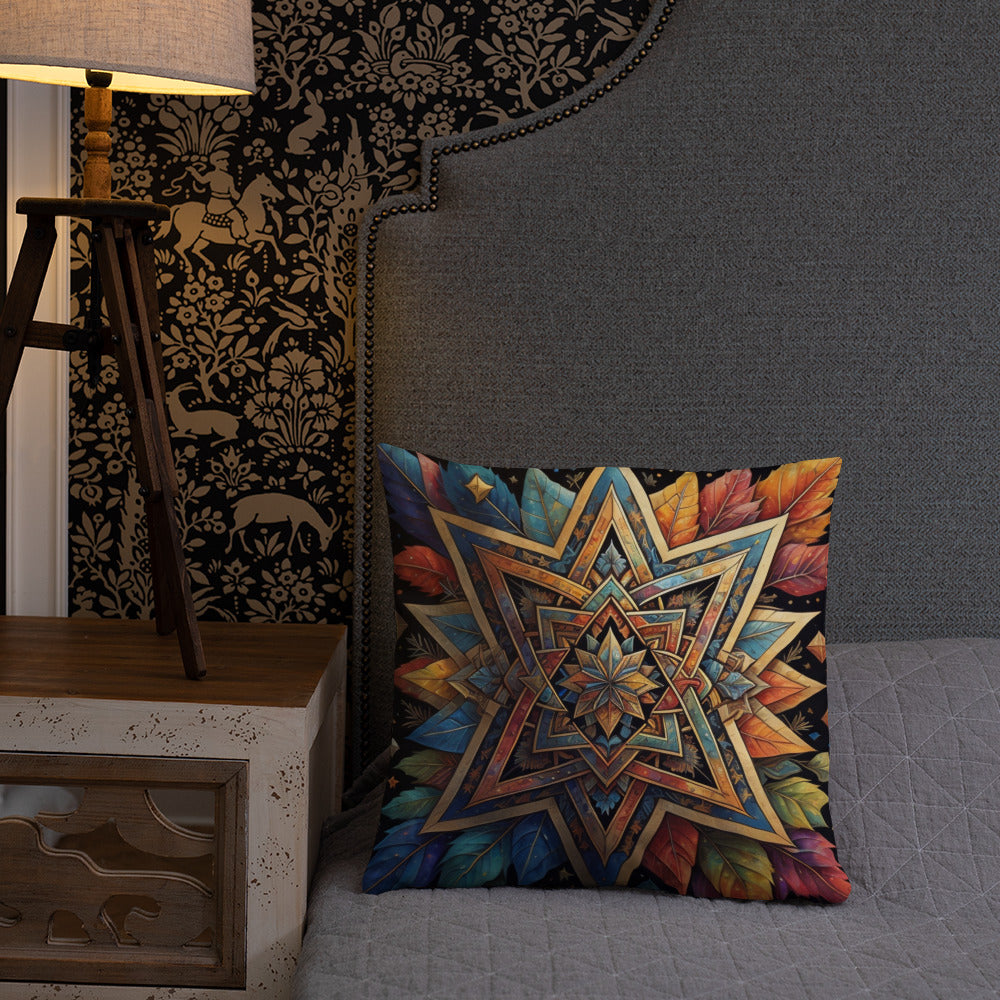 Vibrant Song | Star of David | Pillow Case