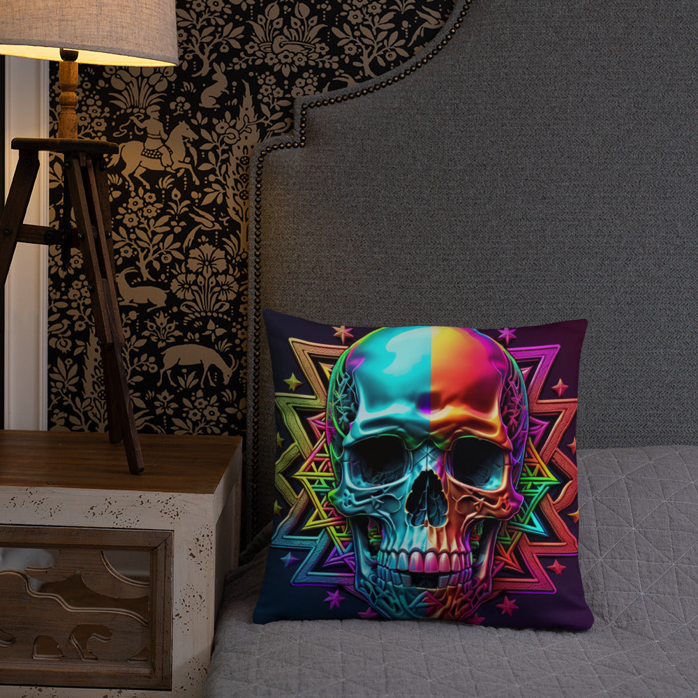 Cromo Skull | Star of David | Pillow Case