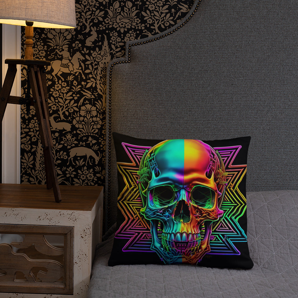 Cromo Skull | Star of David | Pillow Case