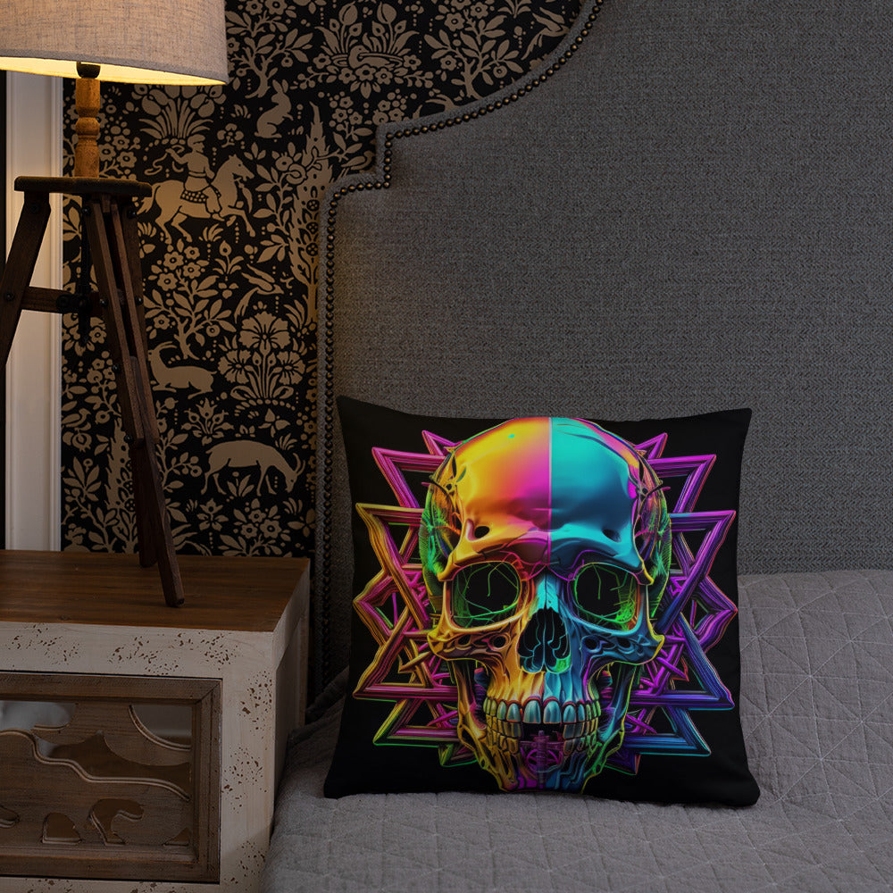 Cromo Skull | Star of David | Pillow Case