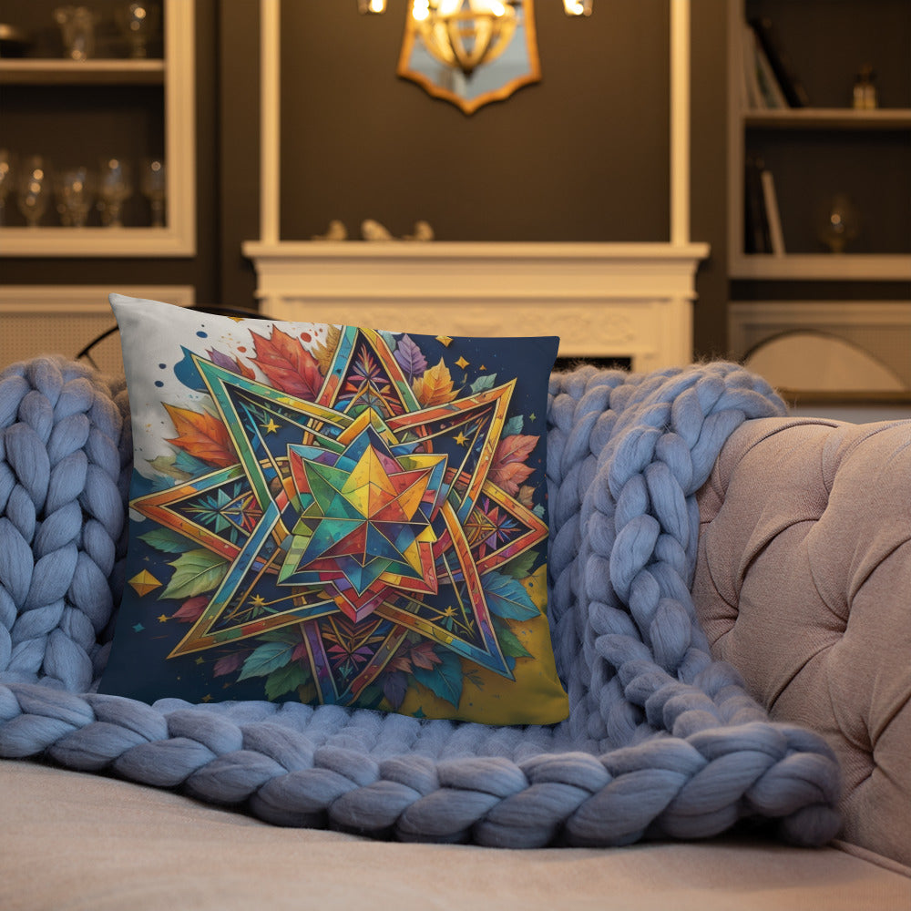 Vibrant Song | Star of David | Pillow Case