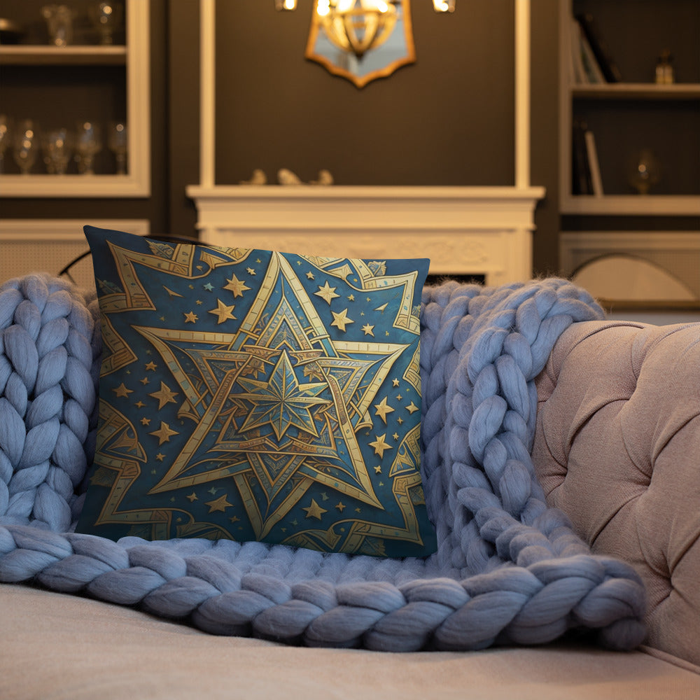 Vibrant Song | Star of David | Pillow Case