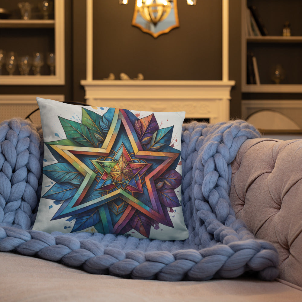 Vibrant Song | Star of David | Pillow Case