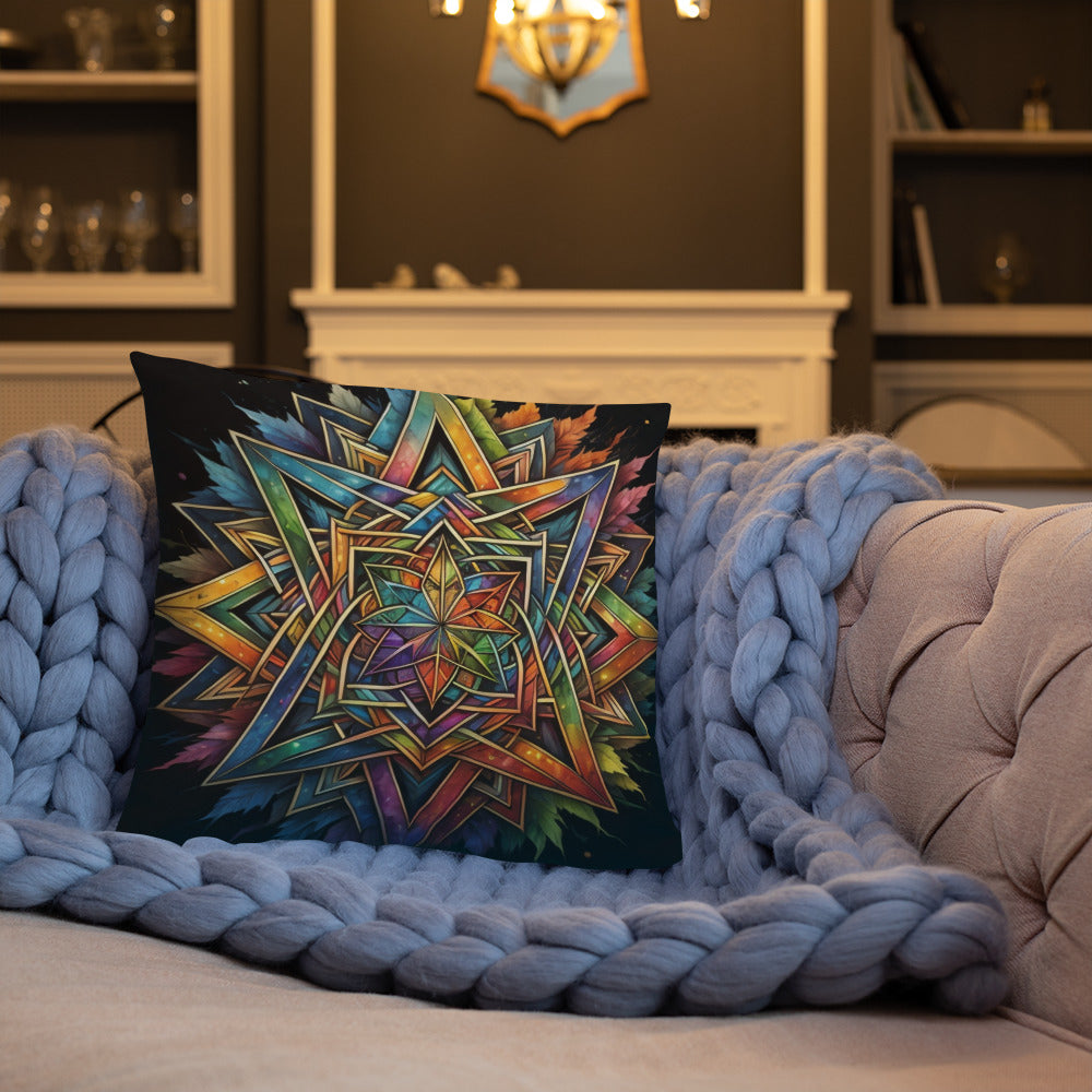Vibrant Song | Star of David | Pillow Case