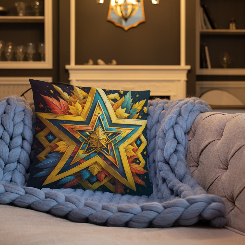 Vibrant Song | Star of David | Pillow Case