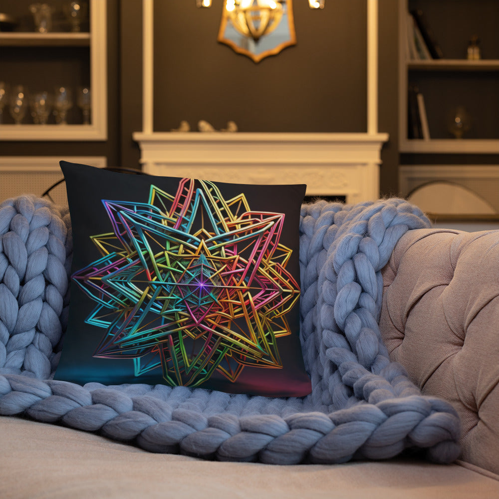 Futuristic Shine | Star of David | Pillow Case